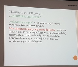 Zdjęcie z galerii: Dieta w chorobie Hashimoto – spotkanie z dr Anną Rogulską w Powiatowym Centrum Animacji Społecznej