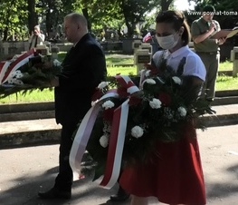 Zdjęcie z galerii: Obchody związane z 76. rocznicą wybuchu Powstania Warszawskiego