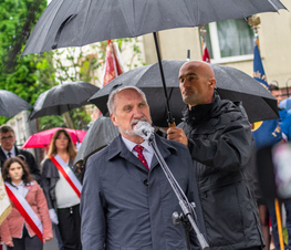 Zdjęcie z galerii: Obchody 81. rocznicy wybuchu II Wojny Światowej i walk o Tomaszów Mazowiecki