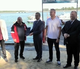 Zdjęcie z galerii: Podpisanie umowy z WOPR-em na realizację zadań publicznych w ramach „Budżetu Obywatelskiego Łódzkie na Plus”