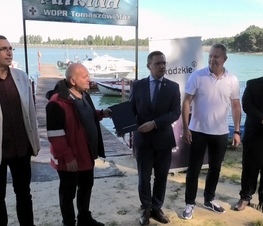 Zdjęcie z galerii: Podpisanie umowy z WOPR-em na realizację zadań publicznych w ramach „Budżetu Obywatelskiego Łódzkie na Plus”