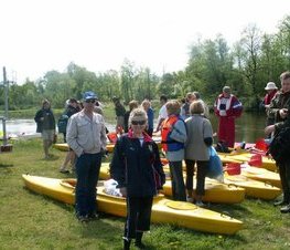 Zdjęcie z galerii: Uroczystość otwarcia szlaku kajakowego na rzece Pilicy - 08-09.05.2008 r.