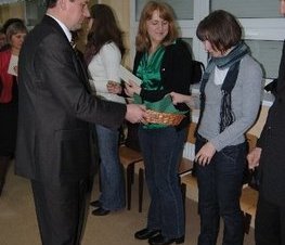 Zdjęcie z galerii: Wigilia pracowników Starostwa Powiatowego - 22.12.2009