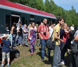 Zdjęcie z galerii: Przyjazd pociągu do Spały po raz piąty