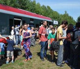 Zdjęcie z galerii: Przyjazd pociągu do Spały po raz piąty