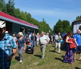 Zdjęcie z galerii: Przyjazd pociągu do Spały po raz piąty
