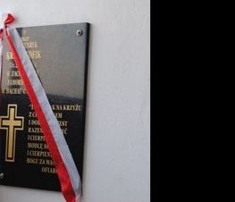 Zdjęcie z galerii: Zdjęcia z Uroczystości patriotyczno-religijnej z okazji 95 Rocznicy Bitwy Warszawskiej 1920 roku i Święta Wojska Polskiego oraz odsłonięcia tablicy BŁ.O. Henryka Krzysztofika