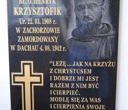 Zdjęcie z galerii: Zdjęcia z Uroczystości patriotyczno-religijnej z okazji 95 Rocznicy Bitwy Warszawskiej 1920 roku i Święta Wojska Polskiego oraz odsłonięcia tablicy BŁ.O. Henryka Krzysztofika