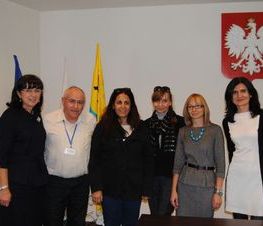 Program Twins Schools spotkanie Polska - Izrael w I LO oraz odwiedziny w Starostwie Powiatowym