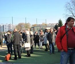 Zdjęcie z galerii: Ćwiczenia P.Poż. w Starostwie Powiatowym