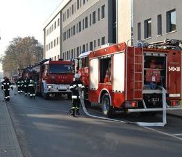Zdjęcie z galerii: Ćwiczenia P.Poż. w Starostwie Powiatowym