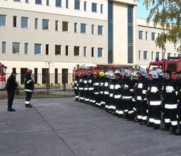 Zdjęcie z galerii: Ćwiczenia P.Poż. w Starostwie Powiatowym