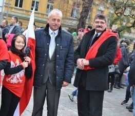 Zdjęcie z galerii: Zdjęcia z dn.11 listopada 2015 - Mszy Świętej w Kościele NMP Królowej Polski w Tomaszowie Maz. oraz Biegu Niepodległości