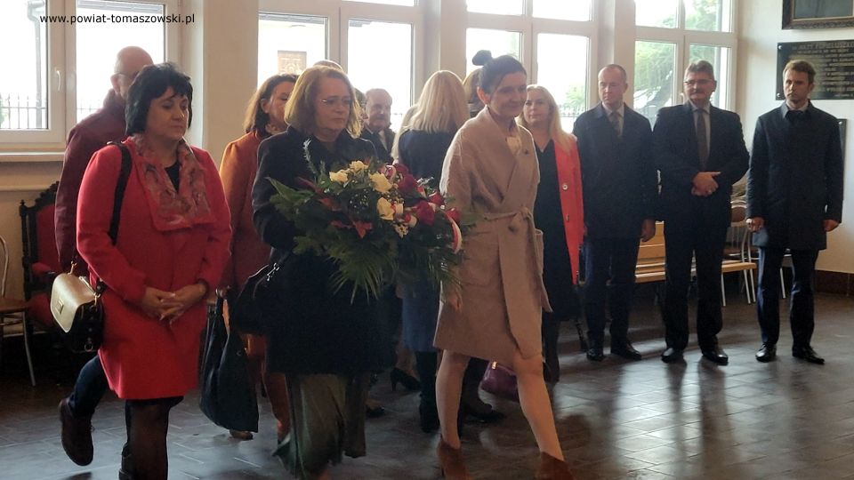 Na zdjęciu: uczestnicy uroczystości poświęconej 83. rocznicy powstania Polskiego Państwa Podziemnego, która odbyła się we wtorek, 27 września 2022 roku    w Tomaszowie Mazowieckim