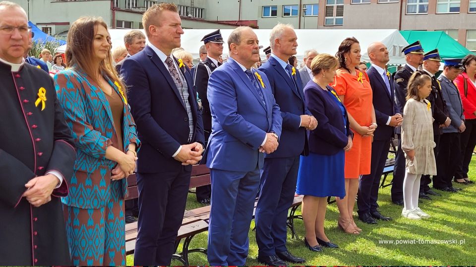 Na zdjęciu: uczestnicy gminno-parafialnych dożynek w Będkowie, które odbyły się w niedzielę, 4 września 2022 roku, 