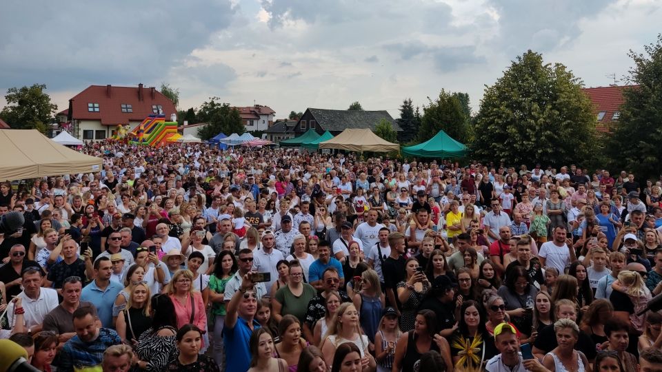 Na zdjęciu: uczestnicy święta plonów w Budziszewicach, które odbyło się w niedzielę, 28 sierpnia 2022 roku, 