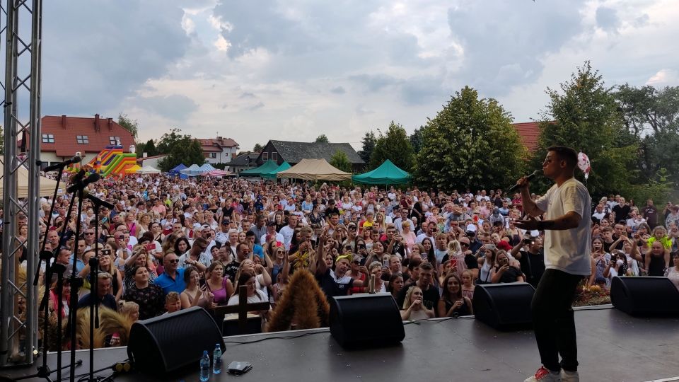Na zdjęciu: uczestnicy święta plonów w Budziszewicach, które odbyło się w niedzielę, 28 sierpnia 2022 roku, 