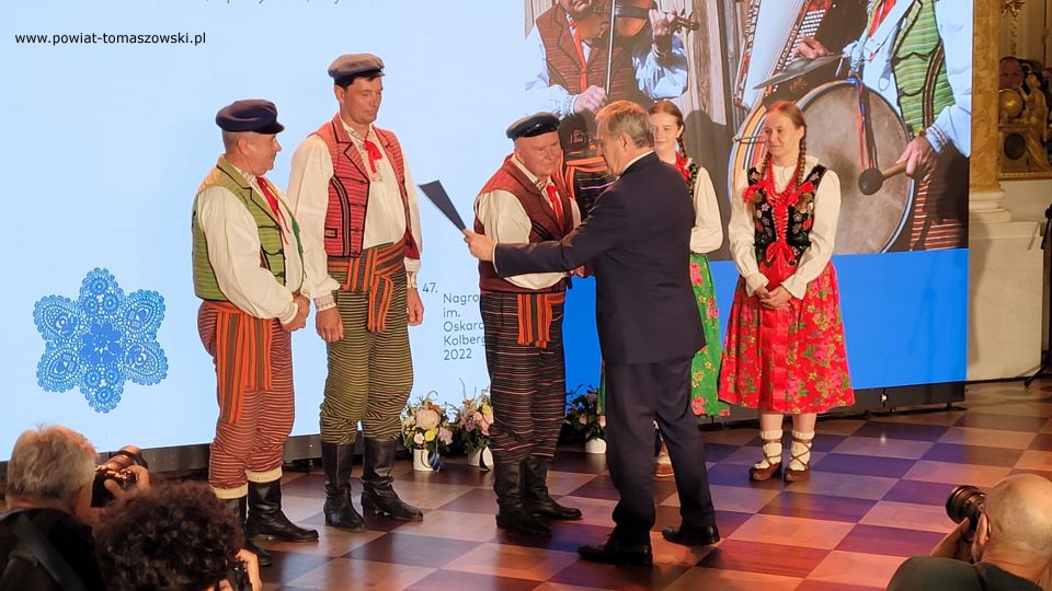 Na zdjęciu: uczestnicy gali wręczenia Nagród im. Oskara Kolberga „Za zasługi dla kultury ludowej”, która odbyła się na Zamku Królewskim w Warszawie w środę, 6 lipca 2022 roku, 
