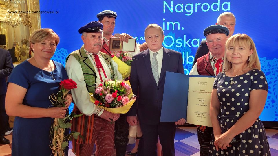 Na zdjęciu: uczestnicy gali wręczenia Nagród im. Oskara Kolberga „Za zasługi dla kultury ludowej”, która odbyła się na Zamku Królewskim w Warszawie w środę, 6 lipca 2022 roku, 