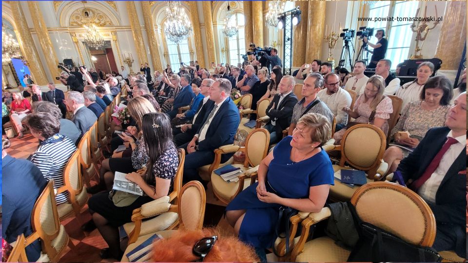 Na zdjęciu: uczestnicy gali wręczenia Nagród im. Oskara Kolberga „Za zasługi dla kultury ludowej”, która odbyła się na Zamku Królewskim w Warszawie w środę, 6 lipca 2022 roku, 