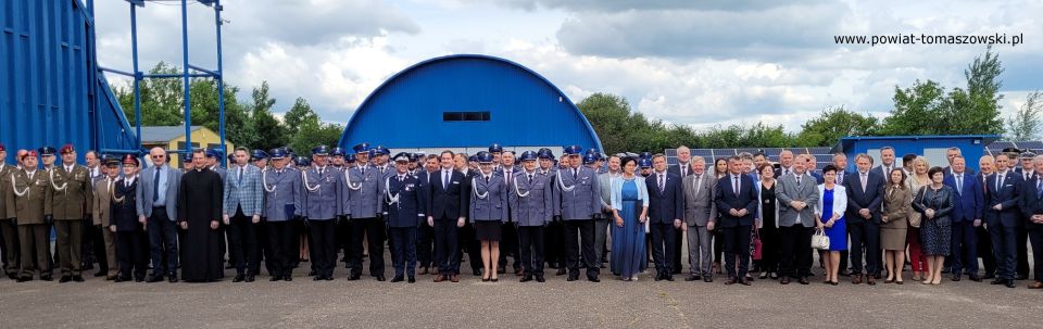 Na zdjęciu: uczestnicy międzypowiatowych obchodów Święta Policji, które odbyły się w Piotrkowie Trybunalskim we wtorek, 12 lipca 2022 roku, Na zdjęciu: uczestnicy międzypowiatowych obchodów Święta Policji, które odbyły się w Piotrkowie Trybunalskim we wtorek, 12 lipca 2022 roku,