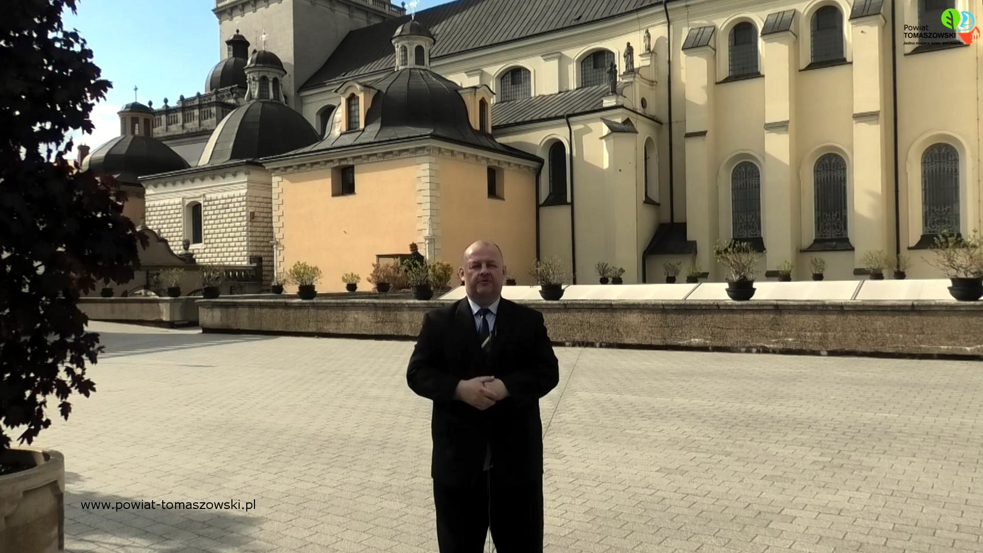 Na zdjęciu: Mariusz Węgrzynowski – Starosta Powiatu Tomaszowskiego, na Jasnej Górze w Częstochowie w 6. rocznicę Zawierzenia Powiatu Tomaszowskiego Niepokalanemu Sercu Maryi