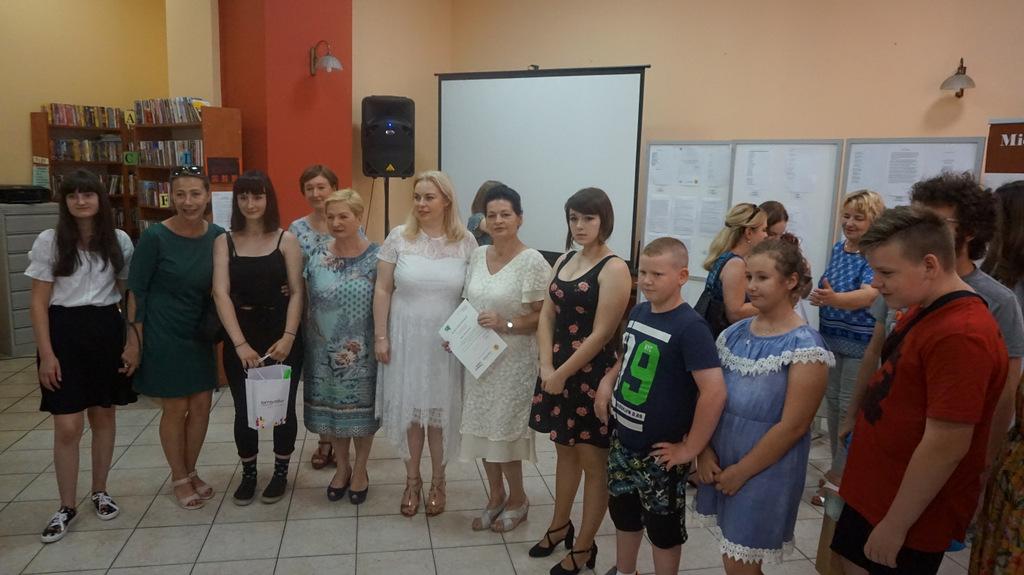 Uroczyste podsumowanie XIV edycji Miejsko-Powiatowego Konkursu literacko-plastycznego pt. "Ja i moja Mała Ojczyzna: z biblioteką w tle"