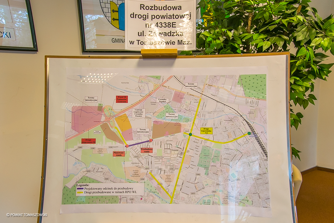 Podpisano umowę na Rozbudowę ulicy Zawadzkiej nr 4338E wraz z budową ronda na skrzyżowaniu ulicy Zawadzka i Elizy Orzeszkowej