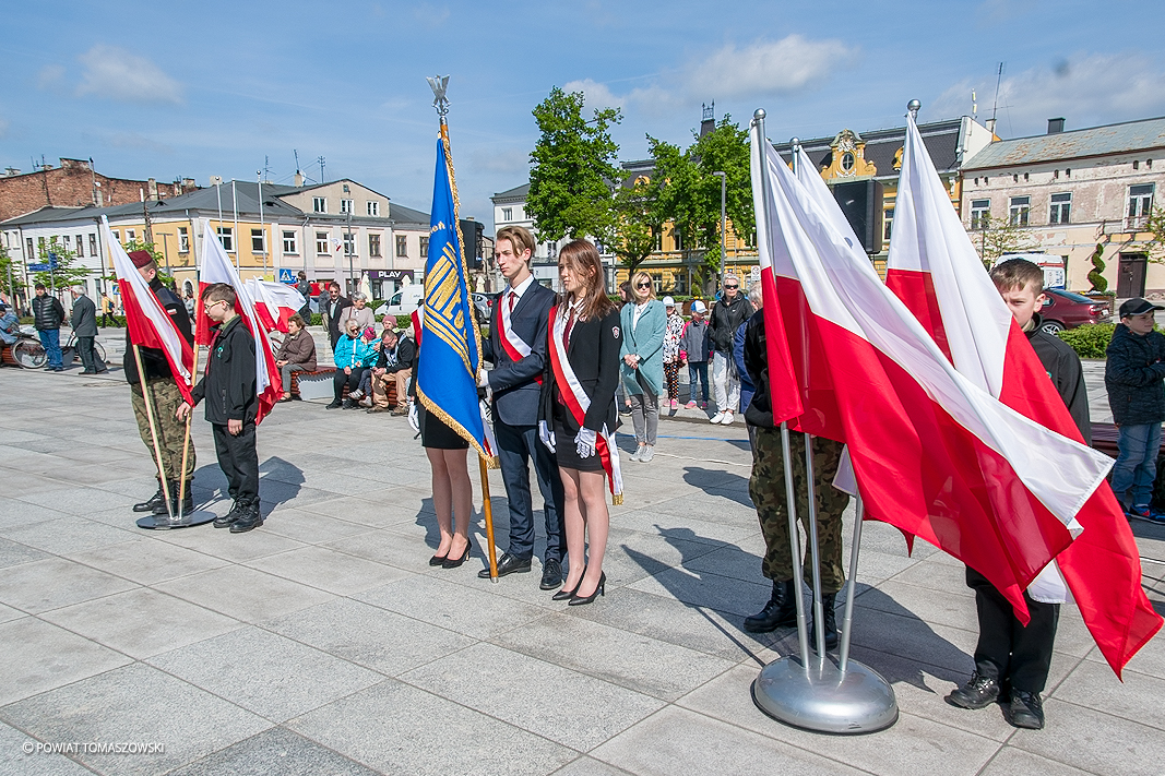 Dzień Flagi Rzeczypospolitej Polskiej w Tomaszowie Maz. 
