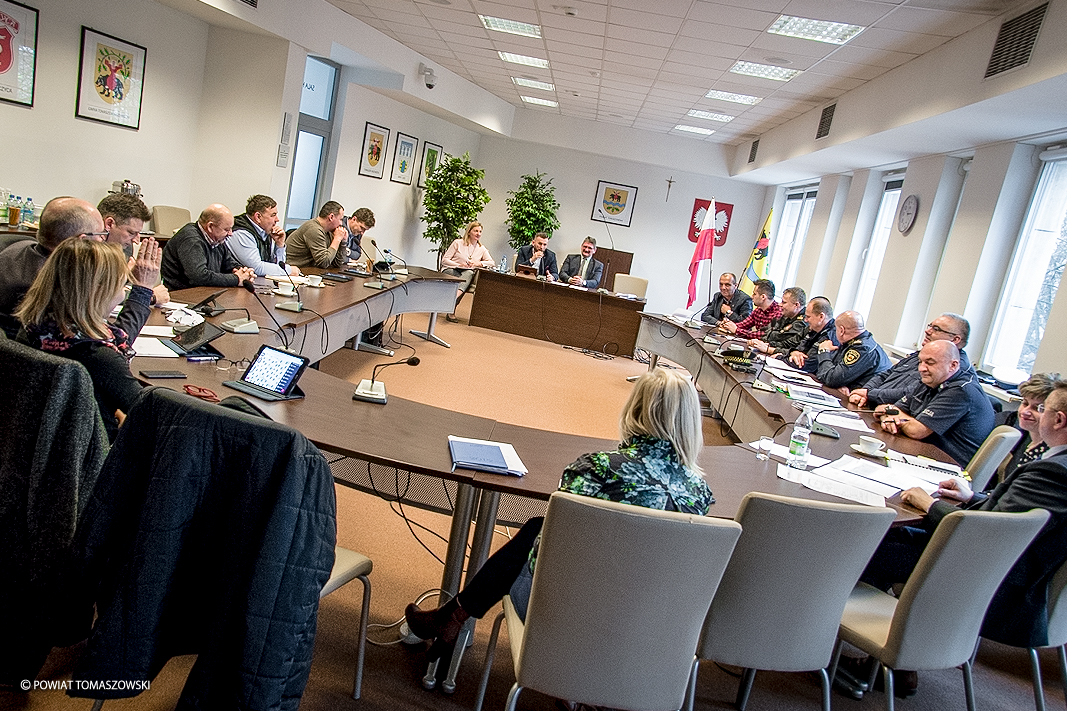 Posiedzenie Komisji Bezpieczeństwa Publicznego i Transportu Rady Powiatu