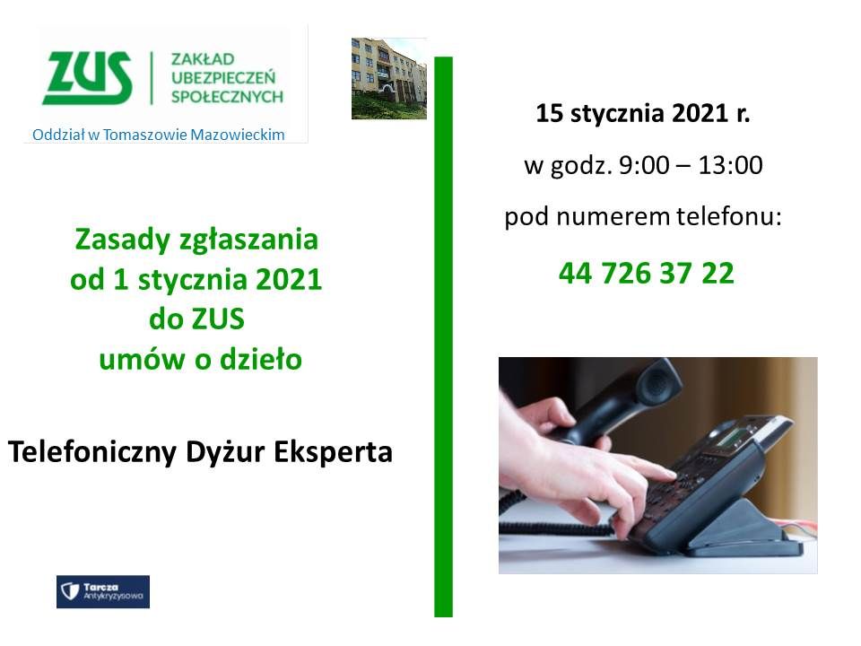 Obowiązek rejestracji umów o dzieło –telefoniczny dyżur eksperta