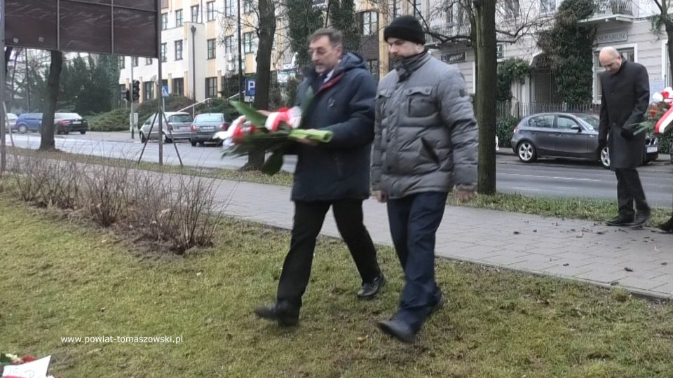 Na zdjęciu: zdjęcie z obchodów 191. Rocznicy wybuchu powstania listopadowego, które odbyły się 29 listopada 2021 roku w Tomaszowie Mazowieckim