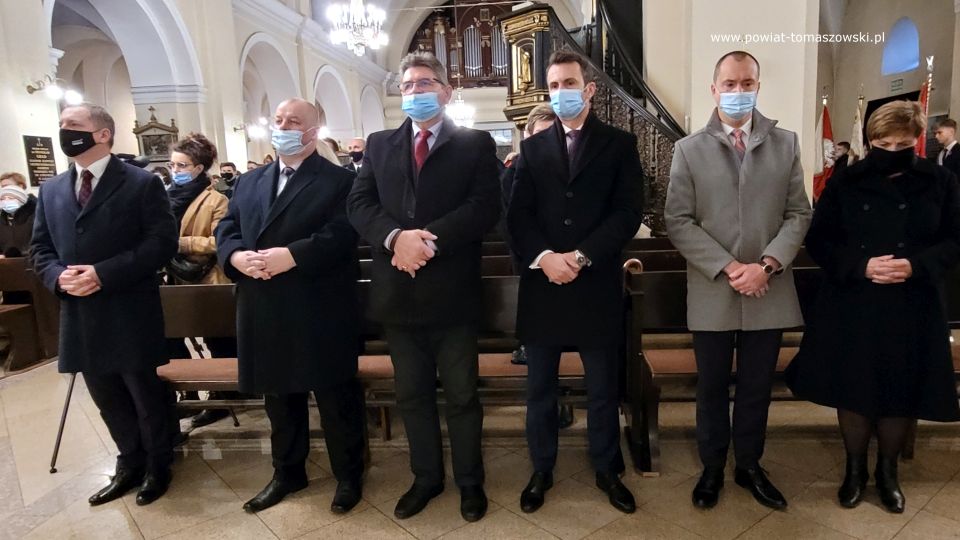 Na zdjęciu: zdjęcie z obchodów 191. Rocznicy wybuchu powstania listopadowego, które odbyły się 29 listopada 2021 roku w Tomaszowie Mazowieckim
