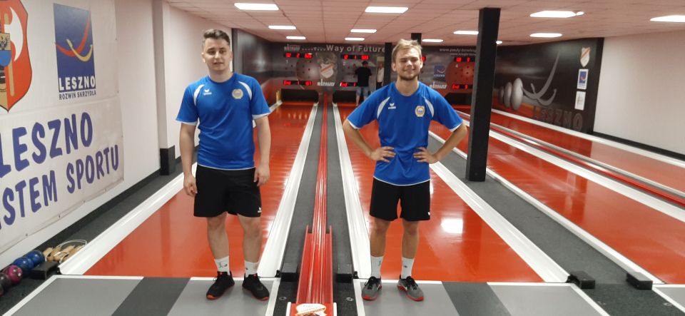 zdjęcie z Mistrzostw Polski Juniorów oraz Drużynowych Mistrzostw Polski Juniorów w kręglarstwie klasycznym, które odbyły się w Lesznie 26-27 czerwca 2021 roku