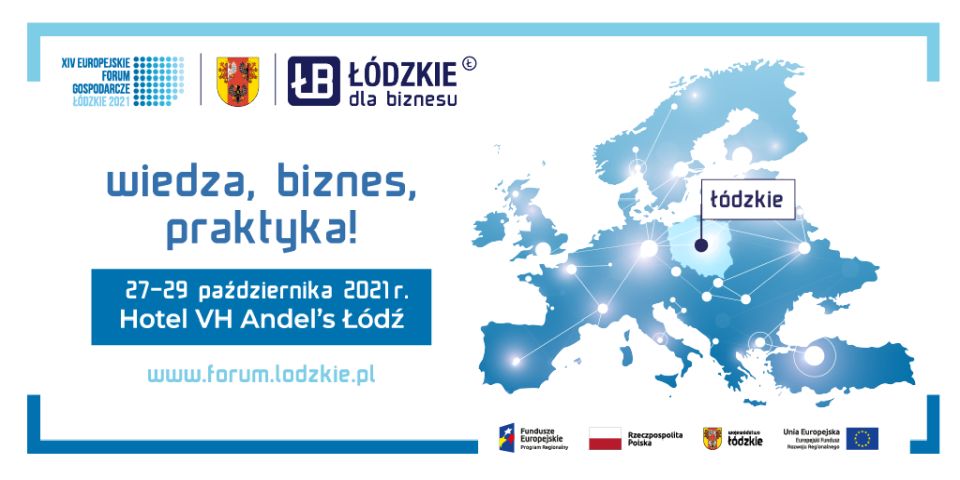 Na zdjęciu: plakat Europejskie Forum Gospodarcze 2021