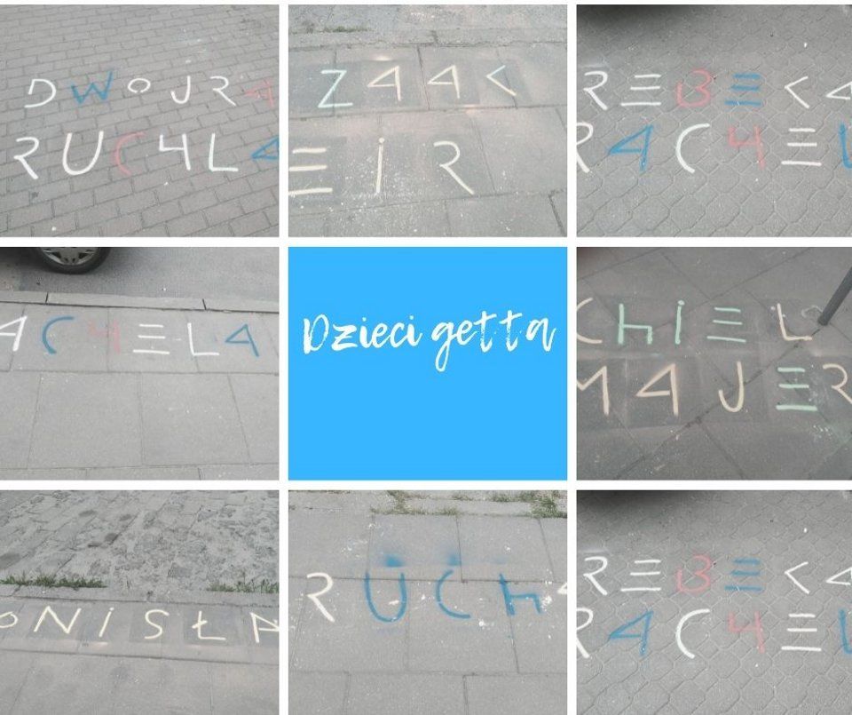 Na zdjęciu: happening podsumowujący projekt „Dzieci getta”, realizowany w Tomaszowie Mazowieckim przez Fundację „Pasaże Pamięci” razem z Miejską Biblioteką Publiczną w Tomaszowie Mazowieckim Na zdjęciu: happening podsumowujący projekt „Dzieci getta”, realizowany w Tomaszowie Mazowieckim przez Fundację „Pasaże Pamięci” razem z Miejską Biblioteką Publiczną w Tomaszowie Mazowieckim