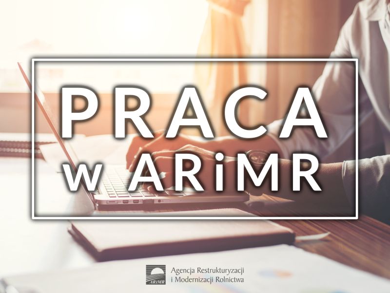 Na zdjęciu: plakat Agencji Restrukturyzacji i Modernizacji Rolnictwa, dotyczący pracy w ARiMR