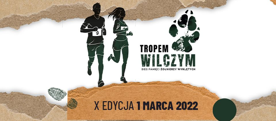 Zdjęcie z X edycji Biegu Pamięci Żołnierzy Wyklętych w ZSP nr 8 w Tomaszowie Mazowieckim, który odbył się 1 marca 2022 roku 
