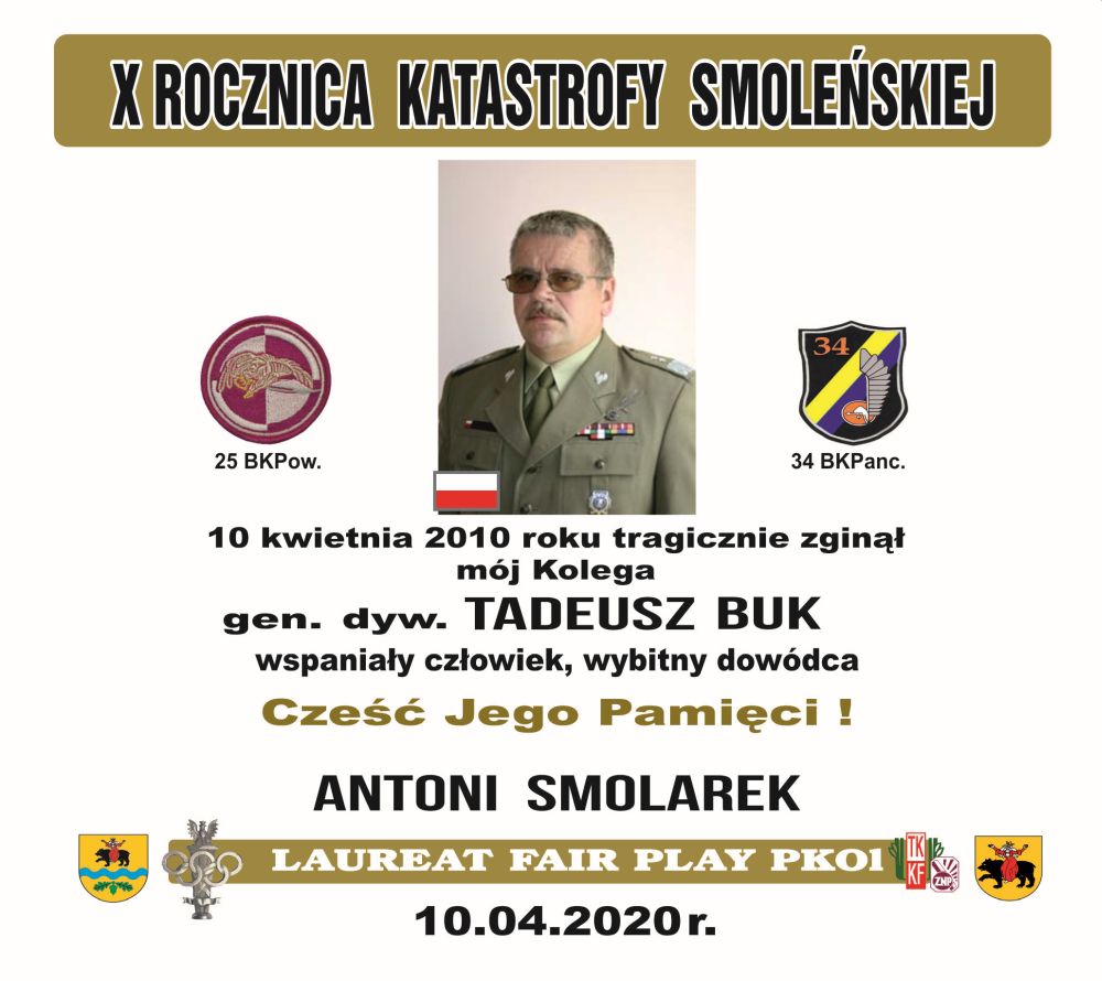 Ku pamięci gen. br. Tadeusza Buka 