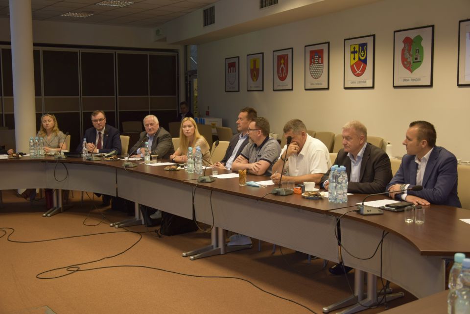 zdjęcie ze spotkania w sprawie realizacji projektu Pilica LIFE