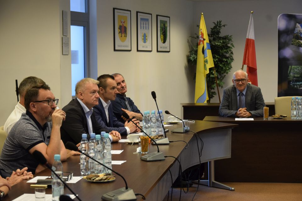 zdjęcie ze spotkania w sprawie realizacji projektu Pilica LIFE
