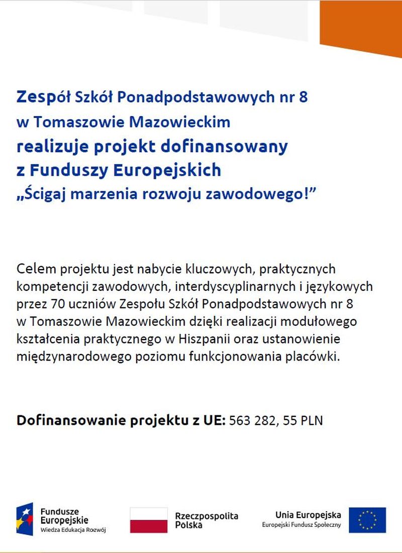 Rusza Projekt PO WER w ZSP nr8!