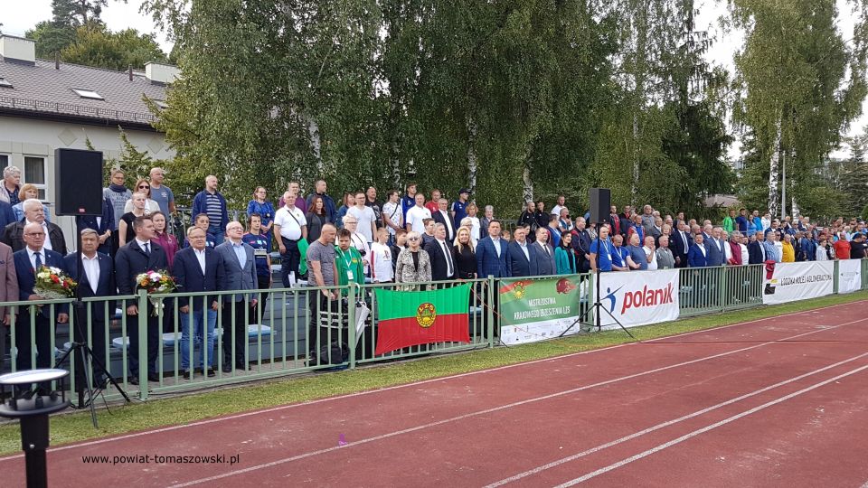 Na zdjęciu: zdjęcie z uroczystego otwarcia 24. Ogólnopolskich Igrzysk Ludowych Zespołów Sportowych w Spale, które odbyło się 27 sierpnia 2021 roku