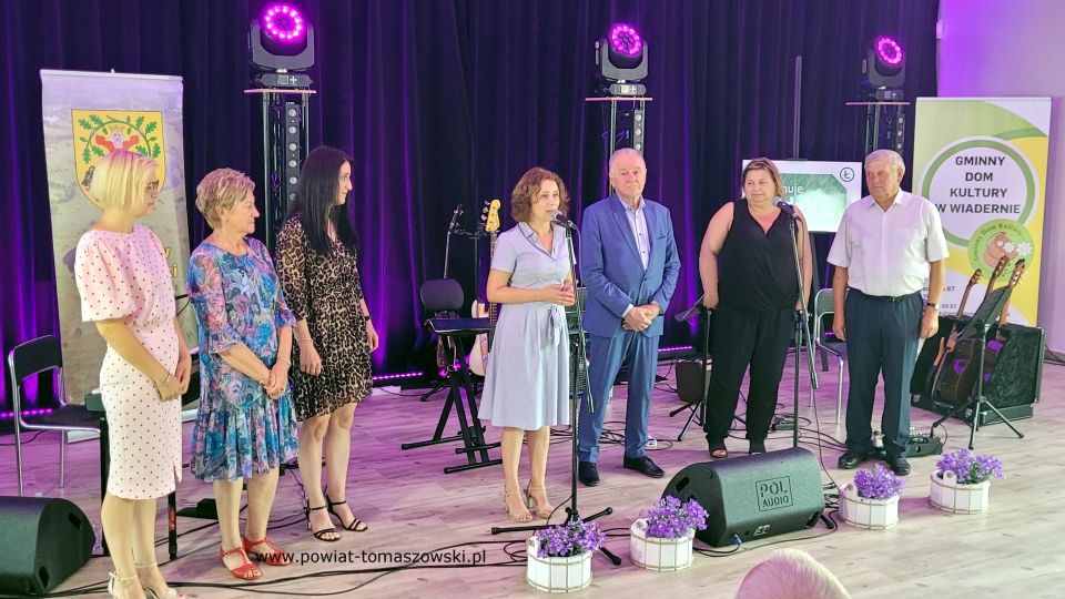 Na zdjęciu: uroczystość otwarcia Gminnego Domu Kultury w Wiadernie, które odbyło się 15 lipca 2021 roku