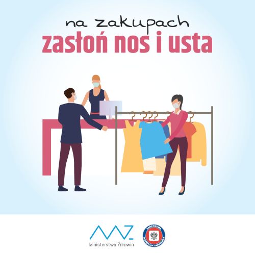 Przypominamy o obowiązku zasłaniania ust i nosa!