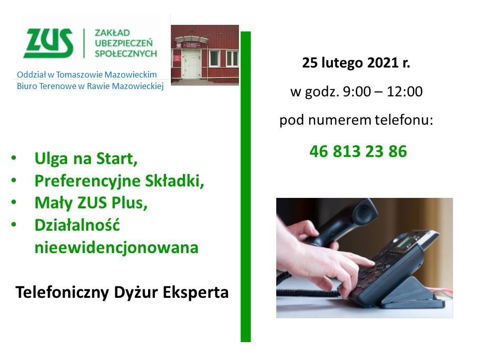 ZUS zaprasza do korzystania z porad ekspertów 