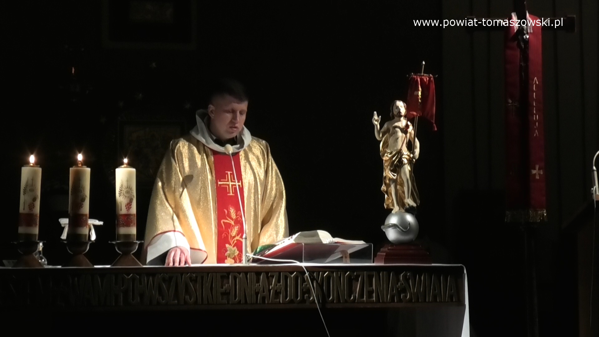 Niedzielne msze święte w kościele pw. Świętej Rodziny