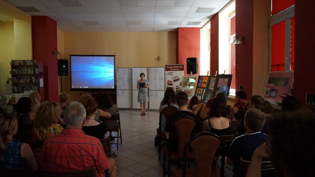 Uroczyste podsumowanie XIV edycji Miejsko-Powiatowego Konkursu literacko-plastycznego pt. "Ja i moja Mała Ojczyzna: z biblioteką w tle"