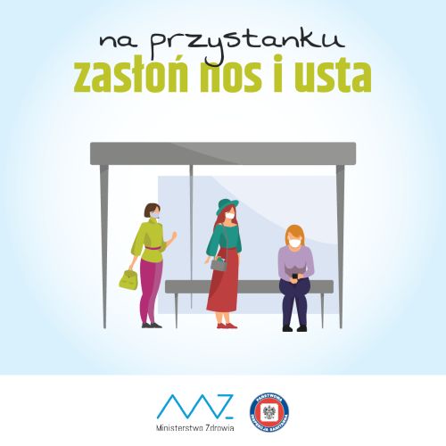 Przypominamy o obowiązku zasłaniania ust i nosa!