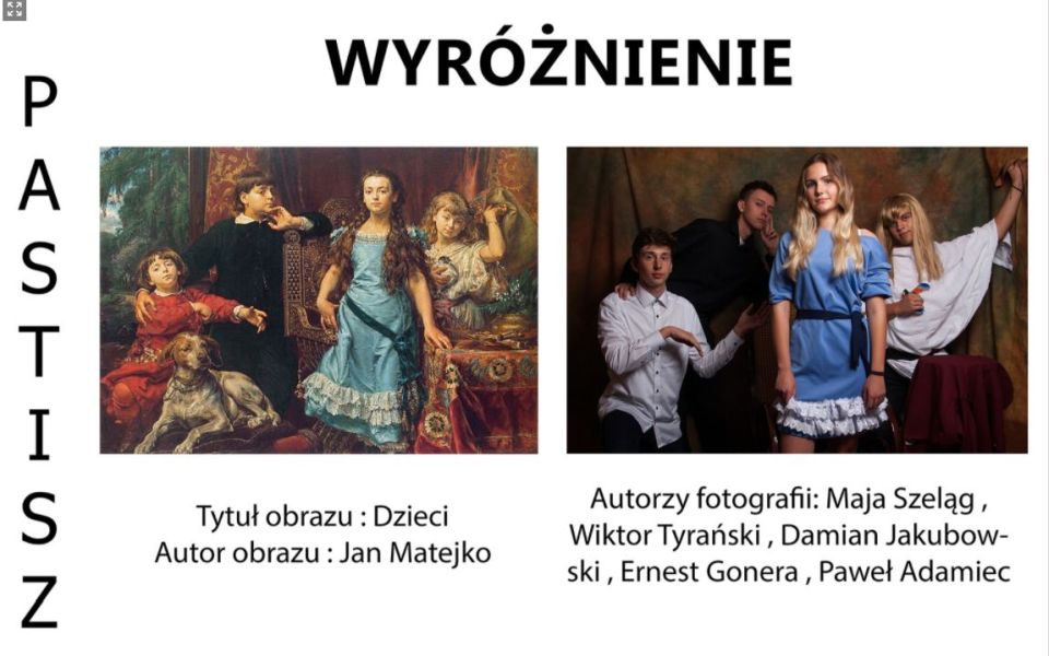 Rozstrzygnięcie konkursu fotograficznego „Pastisz grupowy”